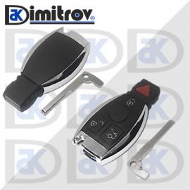 Кутийка ключ 4 бутона Mercedes A-Class B-Class C-Class CL-Class CLK-Class CLS-Class E-Class G-Class GL-Class M-Class R-Class S-Class SL-Class SLK-Class
